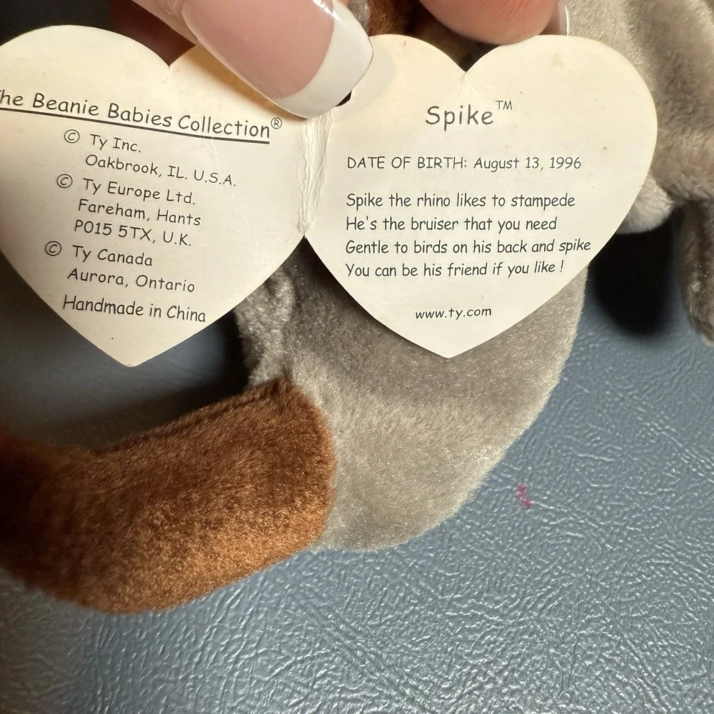 TY Original Beanie Babies Lot Of 5 Spike 94 Bongo 95 Stretch 97‎ Mel 96 Punch 96